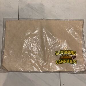 Sunshine Cannabis Cream Tote Bag
